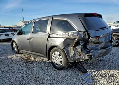 2014 Honda Odyssey Lx z USA, uszkodzony, nr VIN 5FNRL5H2XEB026826